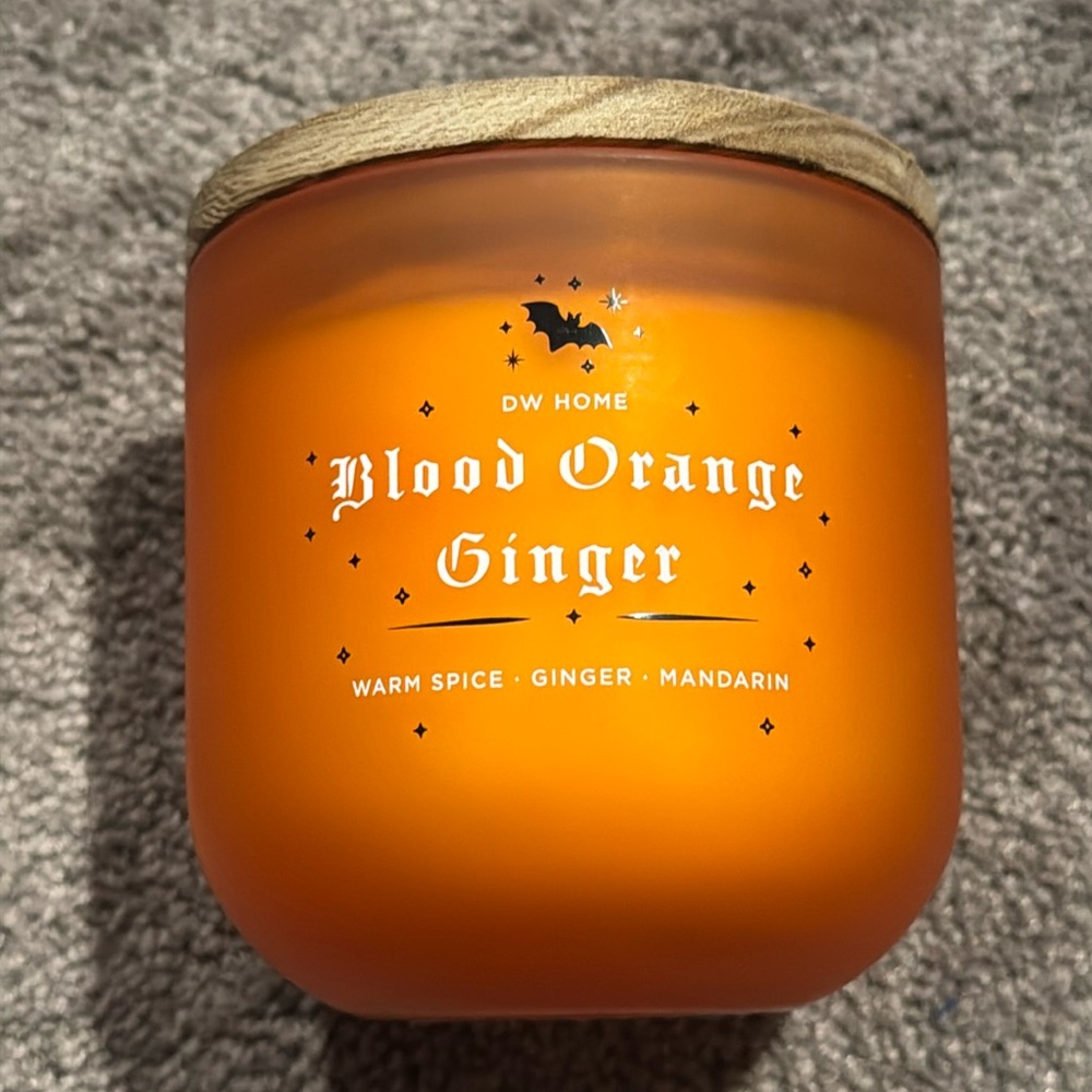 DW Home Blood Orange Ginger Scented Single Wick Candle 13.9 OZ